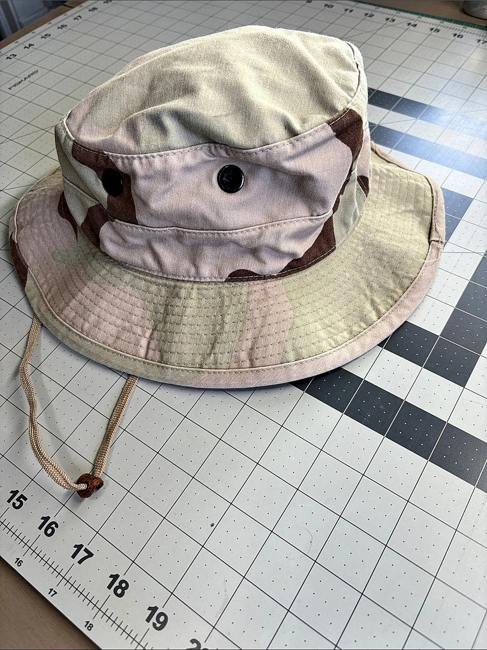 R&B Inc. US Military Hot Weather Type II Boonie Hat. Green & Pink Size 7
